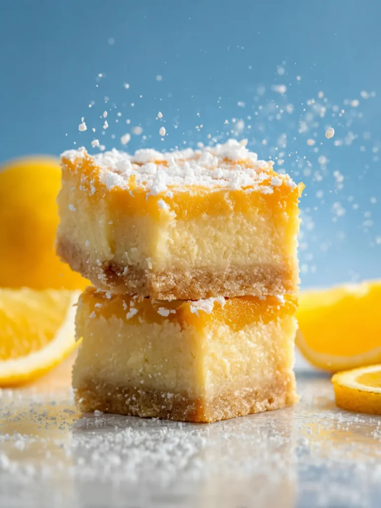 Healthy Lemon Bars First Image