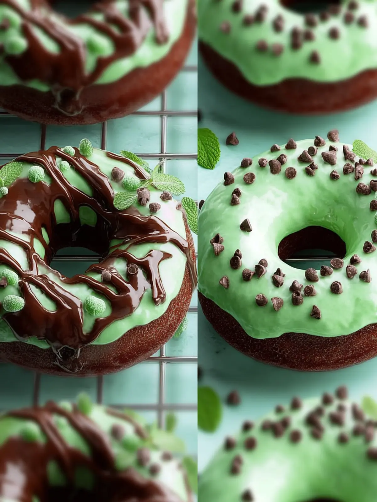 Mint Chip Donuts First Image