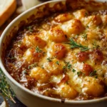 Mouthwatering Baked French Onion Gnocchi First Image