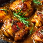 Skillet Chicken Thighs First Image