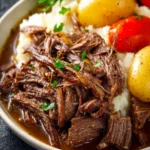 Slow Cooker Mississippi Pot Roast First Image