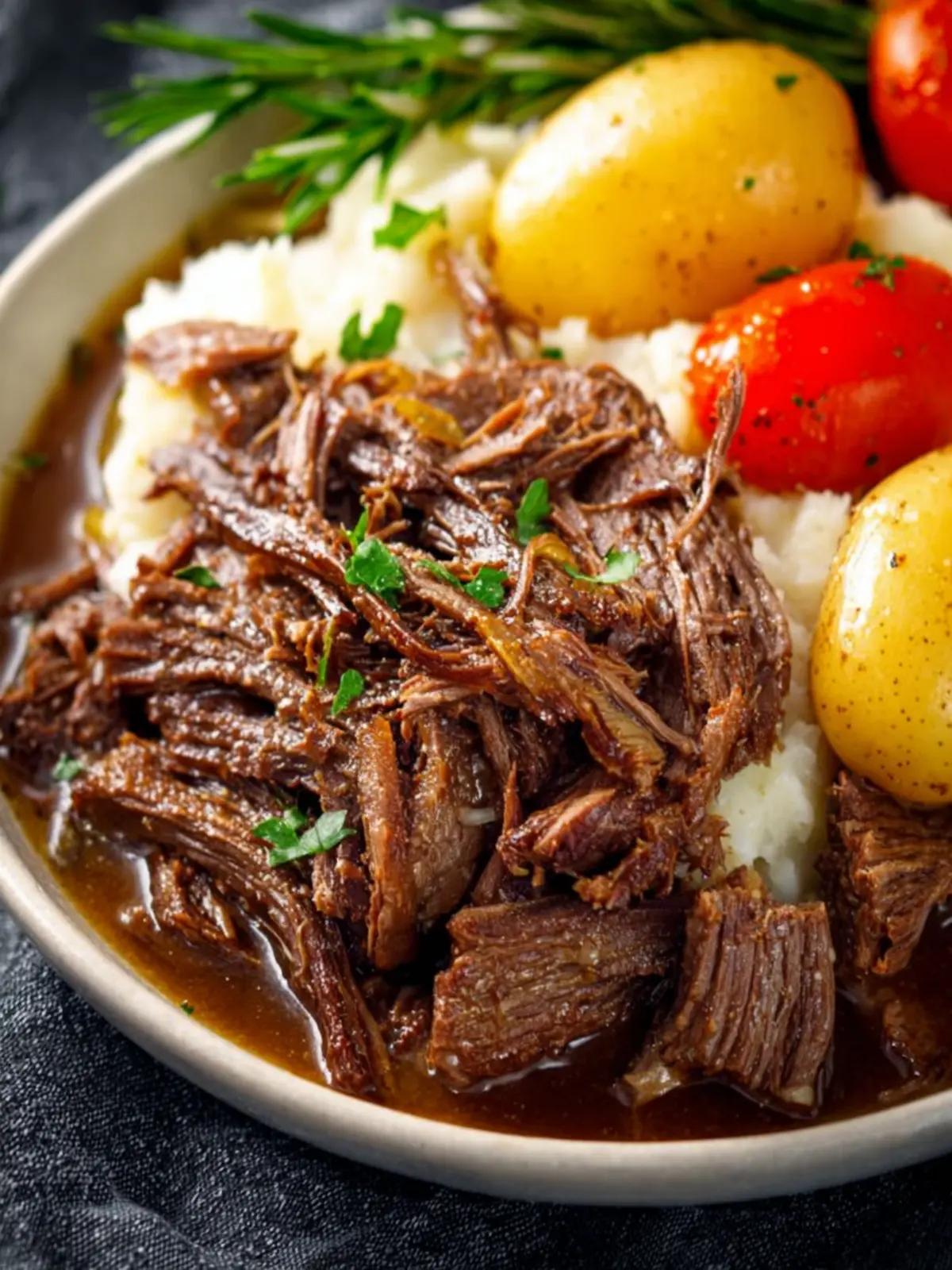 Slow Cooker Mississippi Pot Roast First Image