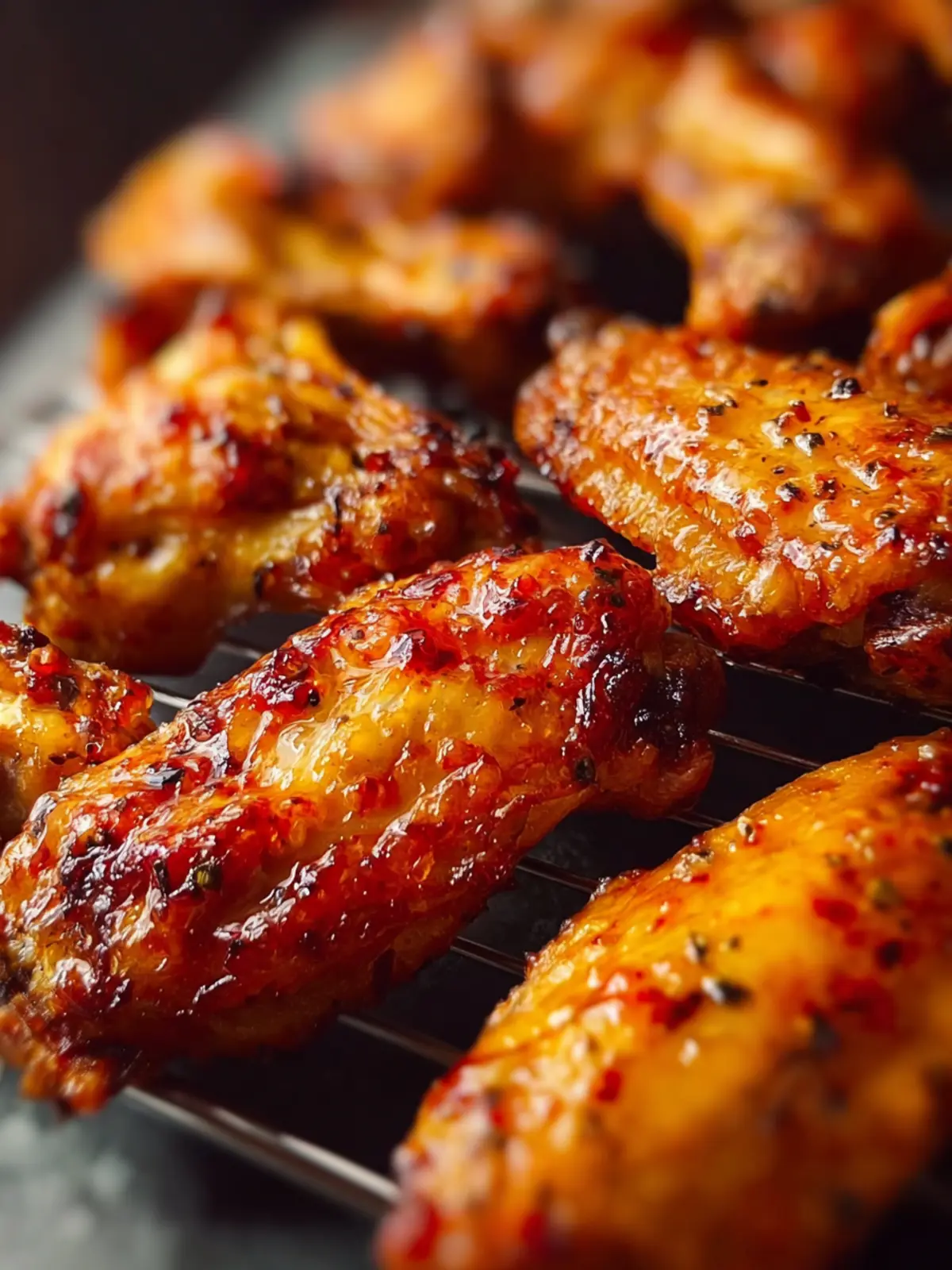 crispy oven baked chicken wings First Image