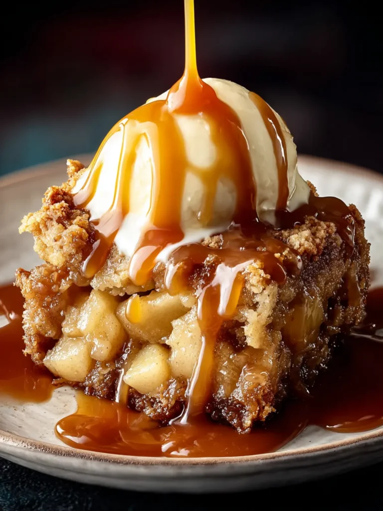 Caramel Apple Dump Cake First Image