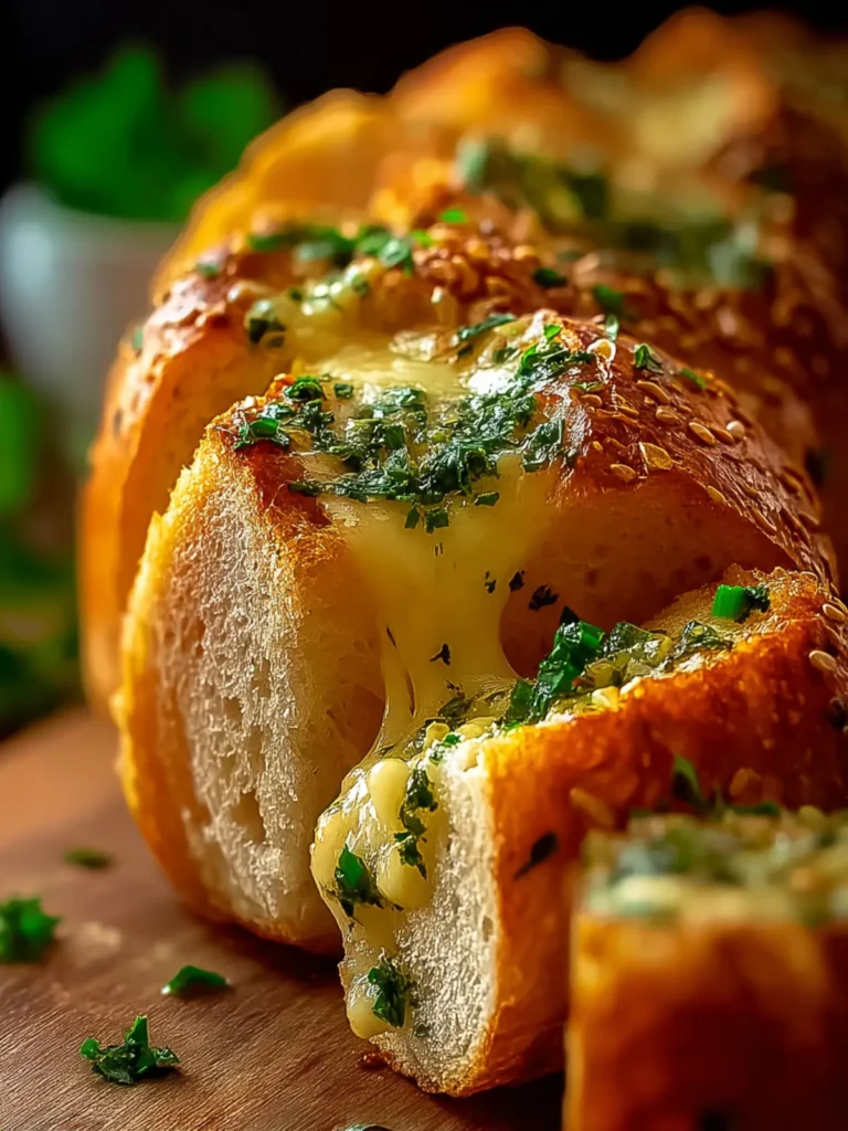 Sourdough Discard Garlic Bread First Image