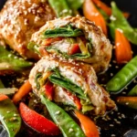 Vegetable Chicken Roll Ups First Image