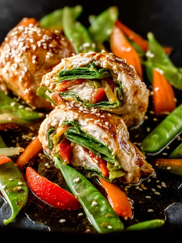 Vegetable Chicken Roll Ups First Image