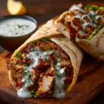 chicken shawarma with garlic sauce First Image
