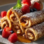 cinnamon roll french toast roll ups First Image