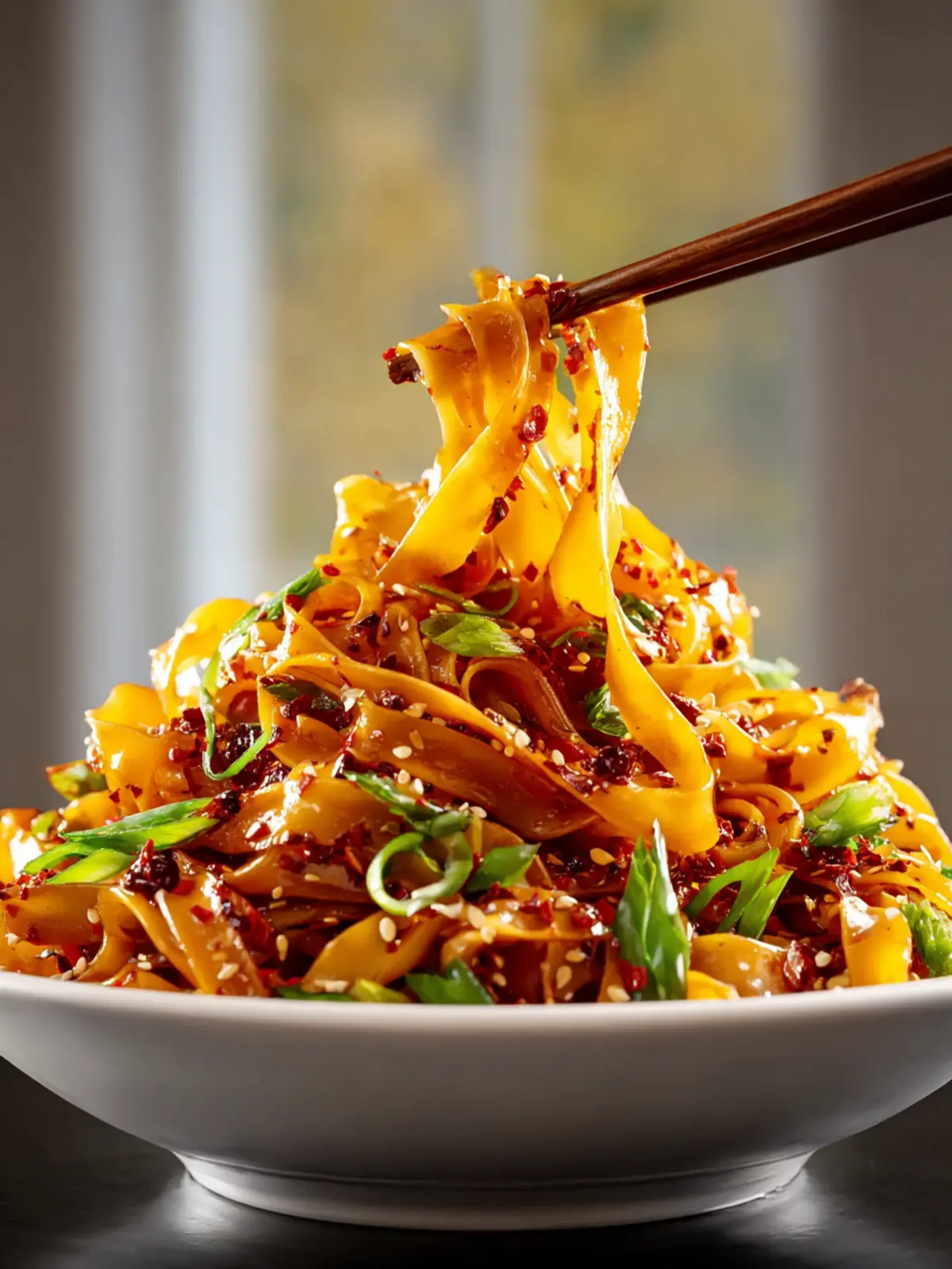 garlic chili oil noodles First Image